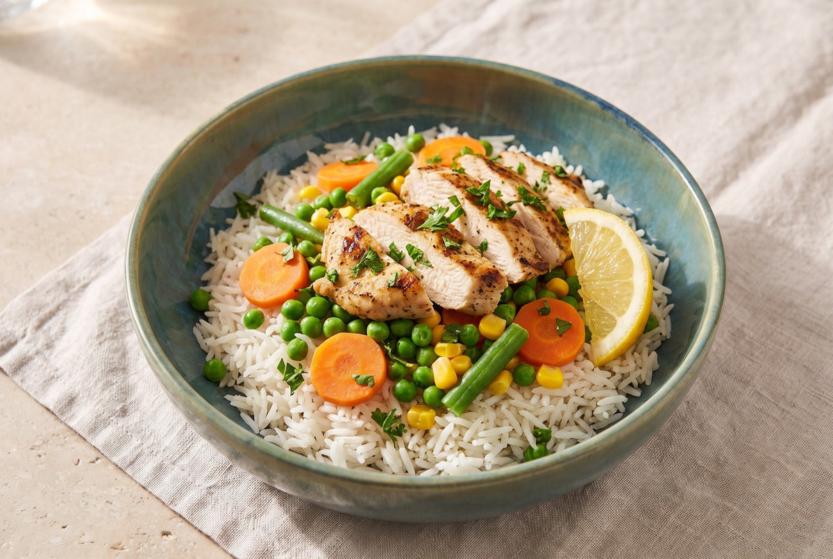 Chicken & Vegetable Rice Bowl