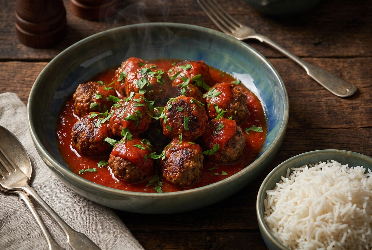 Beef Kofta in Tomato Sauce