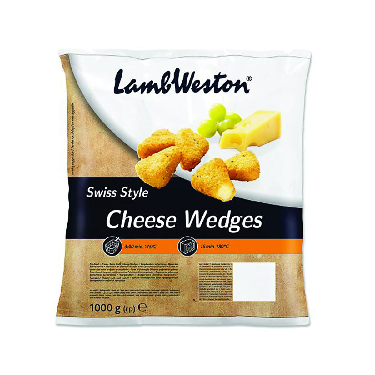 Swiss Style Cheese Wedges  1kg