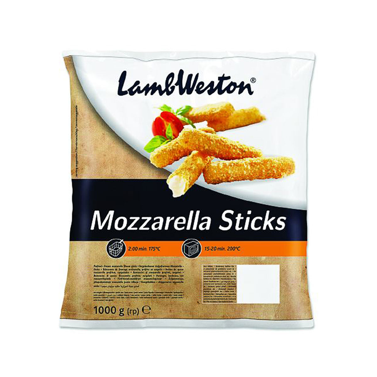 Mozzarella Sticks 1Kg