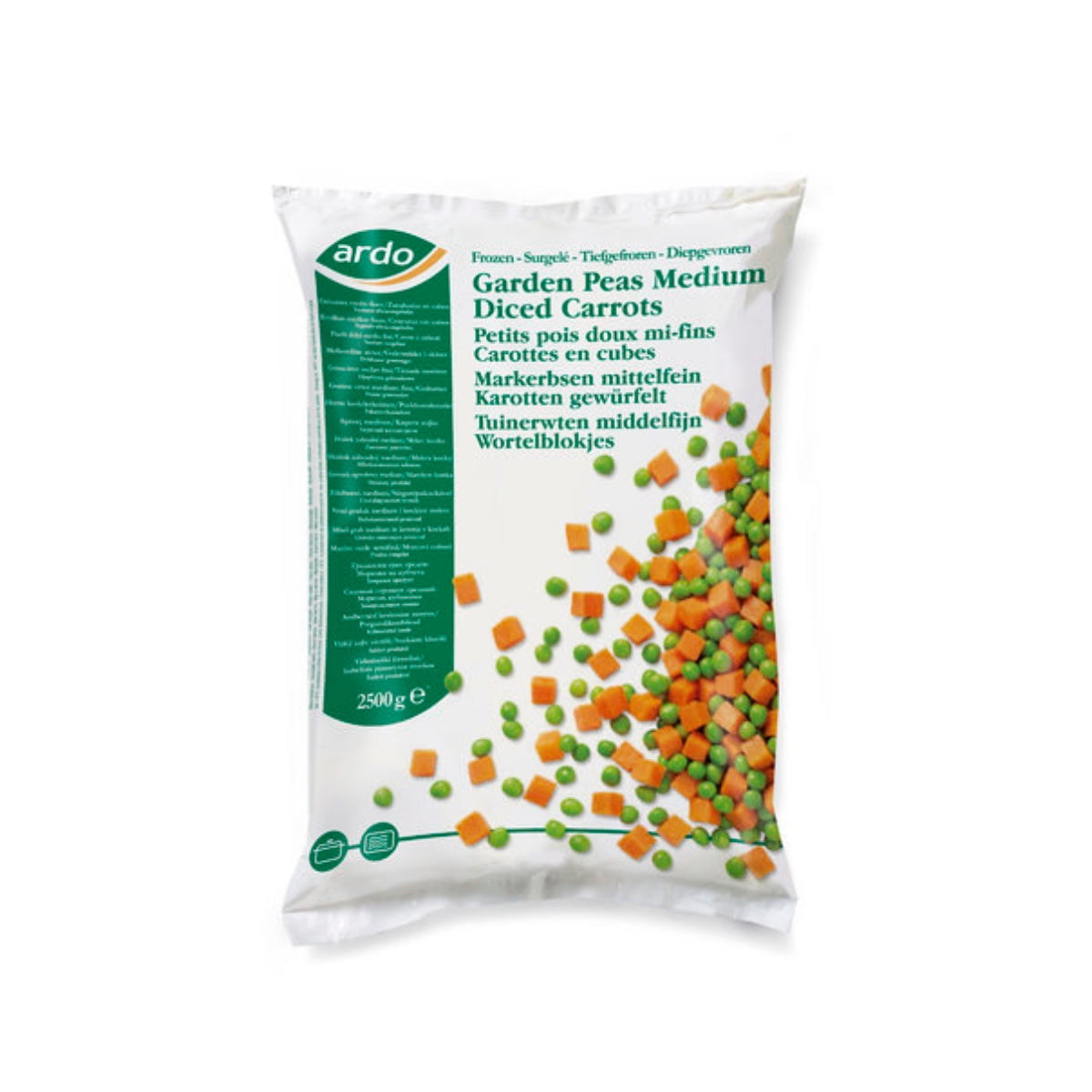Medium Garden Peas With Diced Carrots 2.5kg