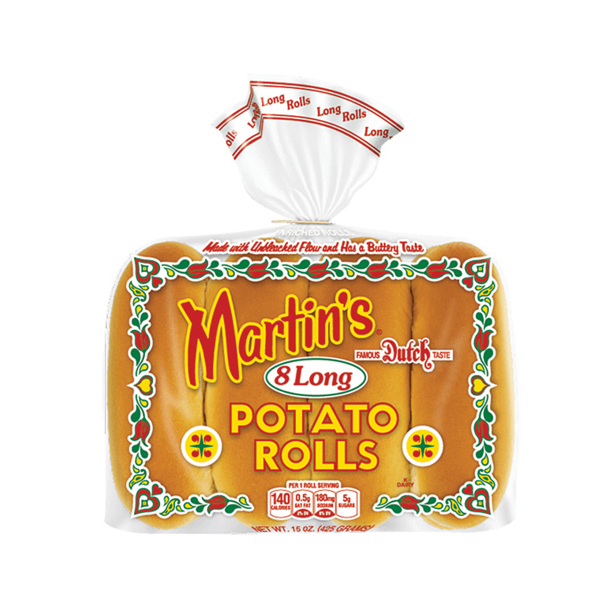 Martin Potato Sandwich Rolls Pack of 8