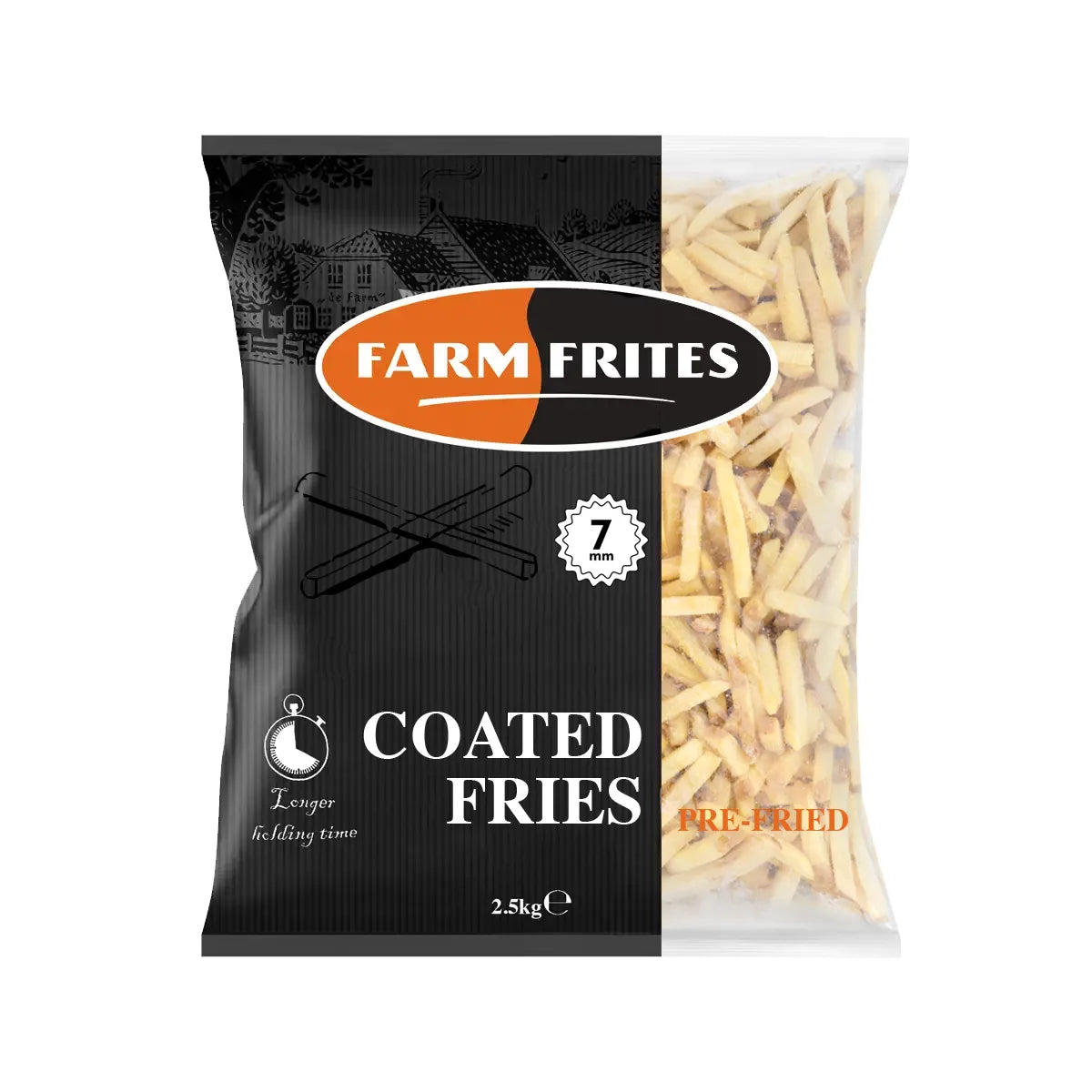 Coated Fries 7x7mm 2.5kg