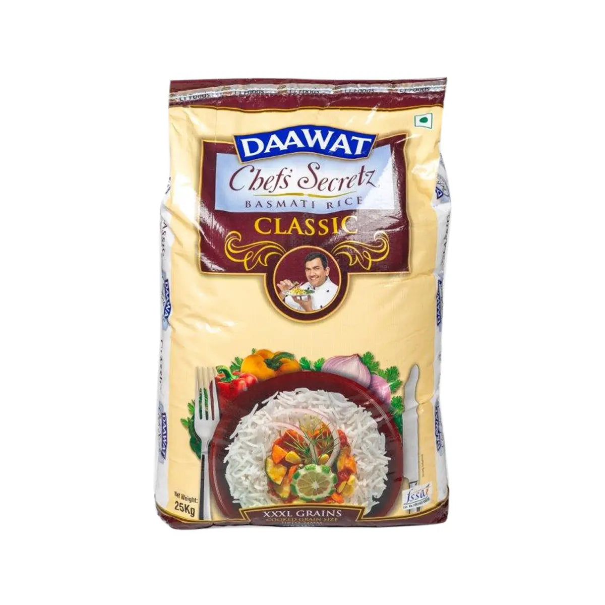 Daawat Secretz Classic Xxxl Basmati Rice 25Kg