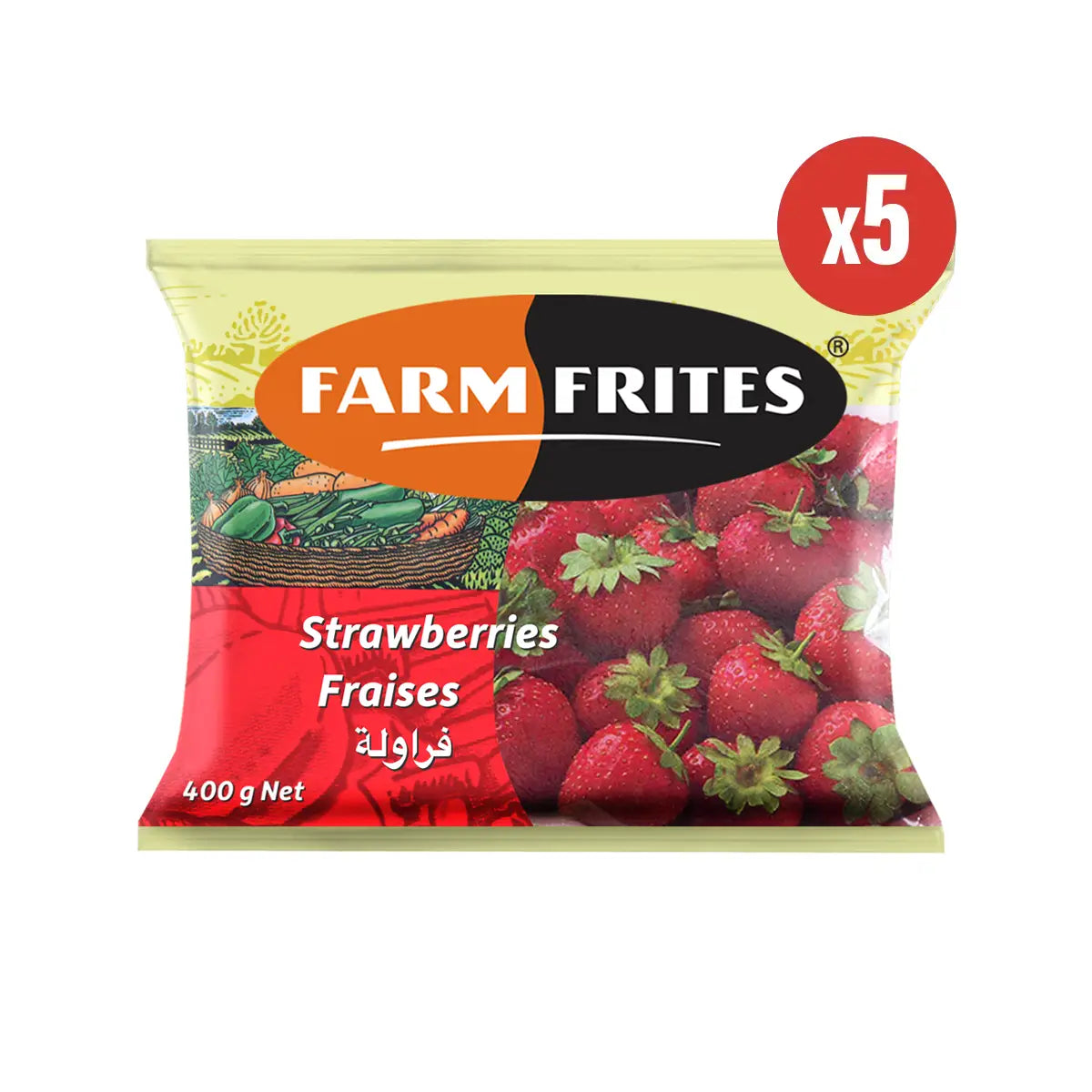 Strawberry (5 x 400g)