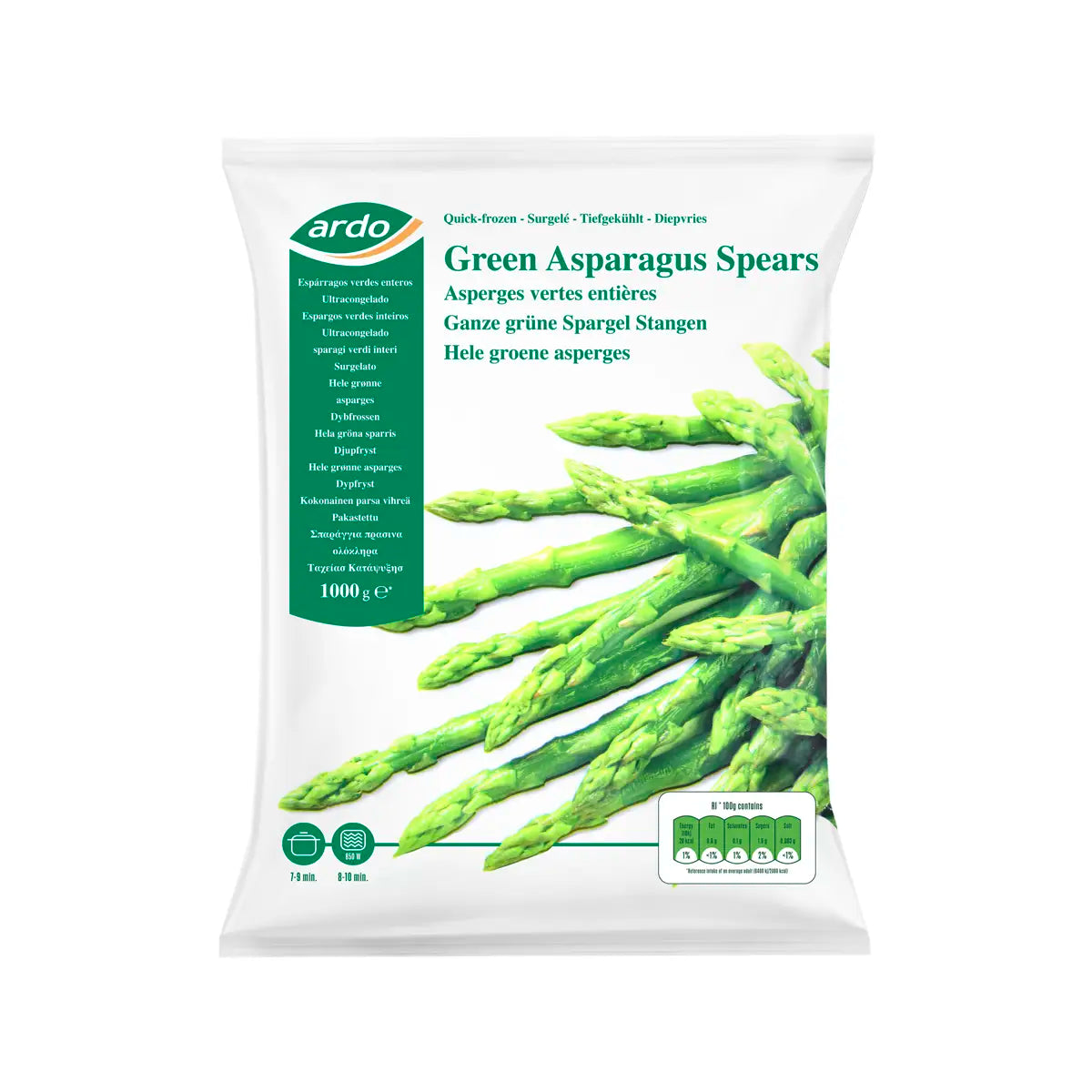 Green Asparagus Spears 1kg