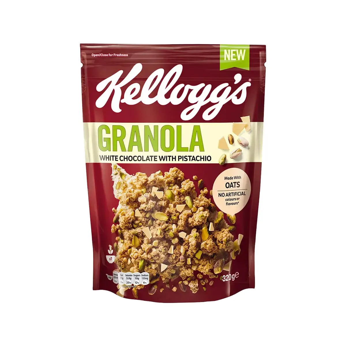 Granola with White Chocolate & Pistachio 320g