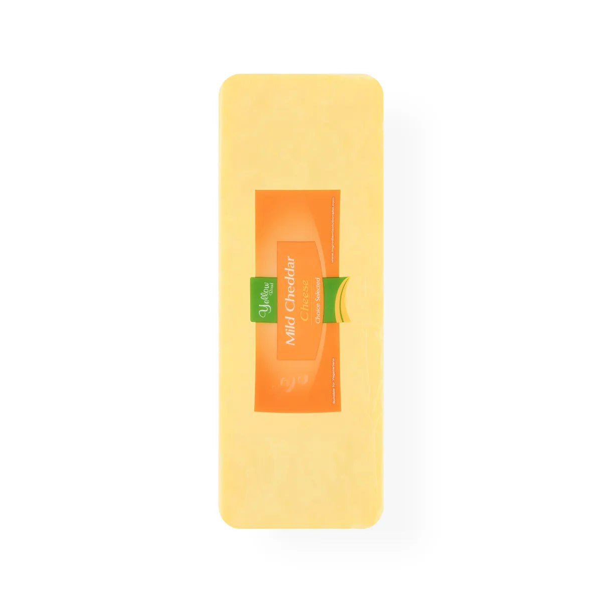 Natural White Mild Cheddar Cheese Block 2kg