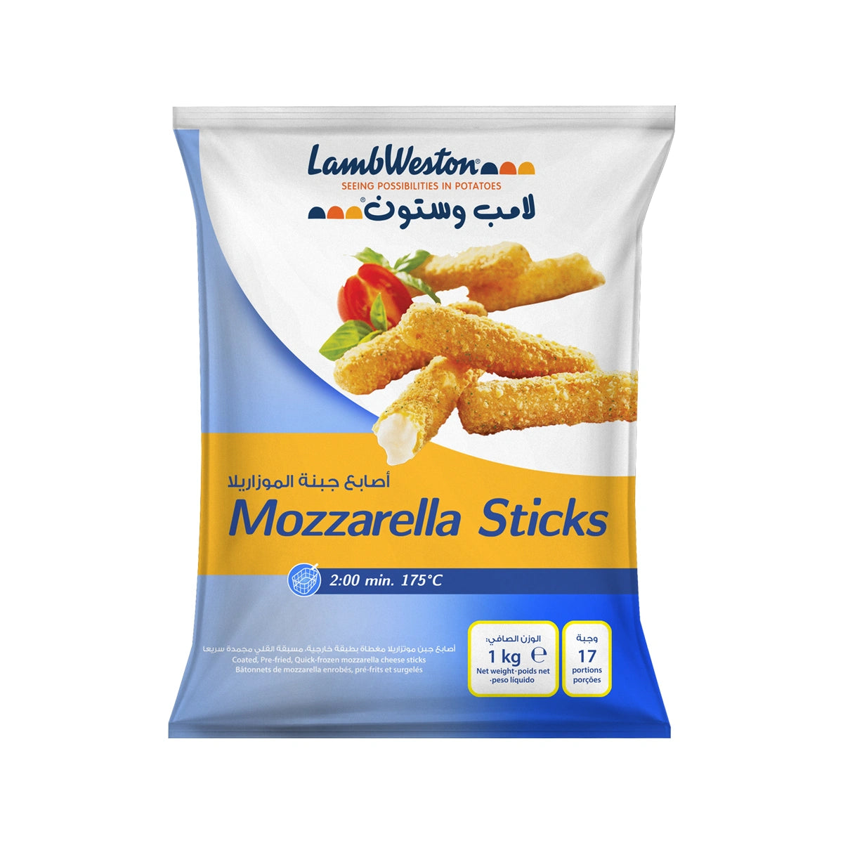 Mozzarella Sticks 1kg