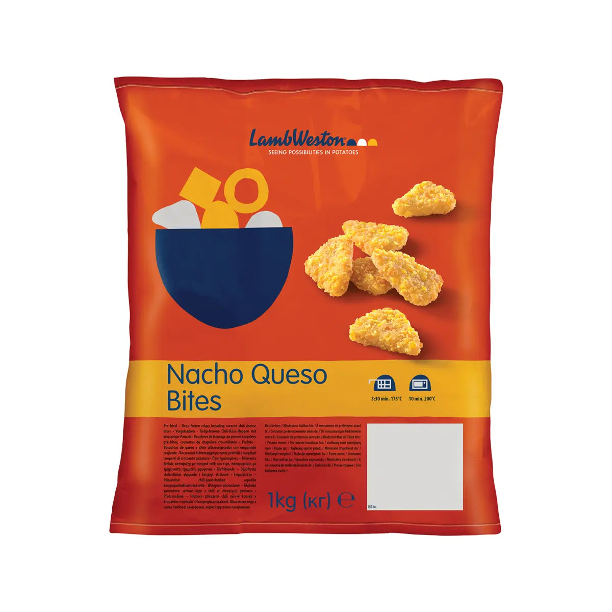 Nacho Queso Bites 1kg
