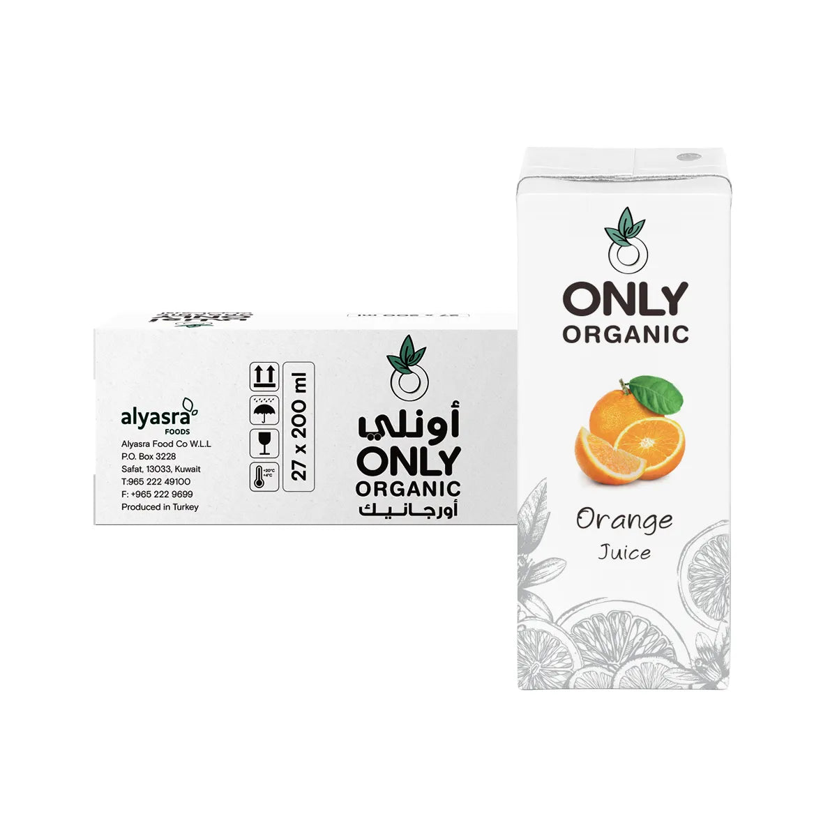 Organic Orange Juice (27 x 200ml)