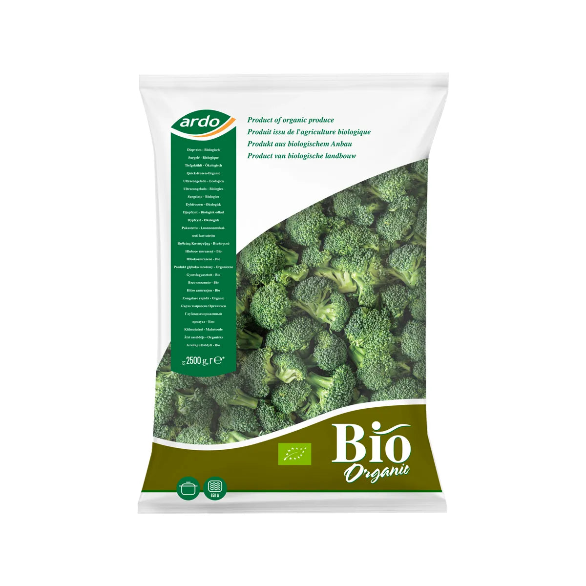 Organic Broccoli Florets 2.5kg