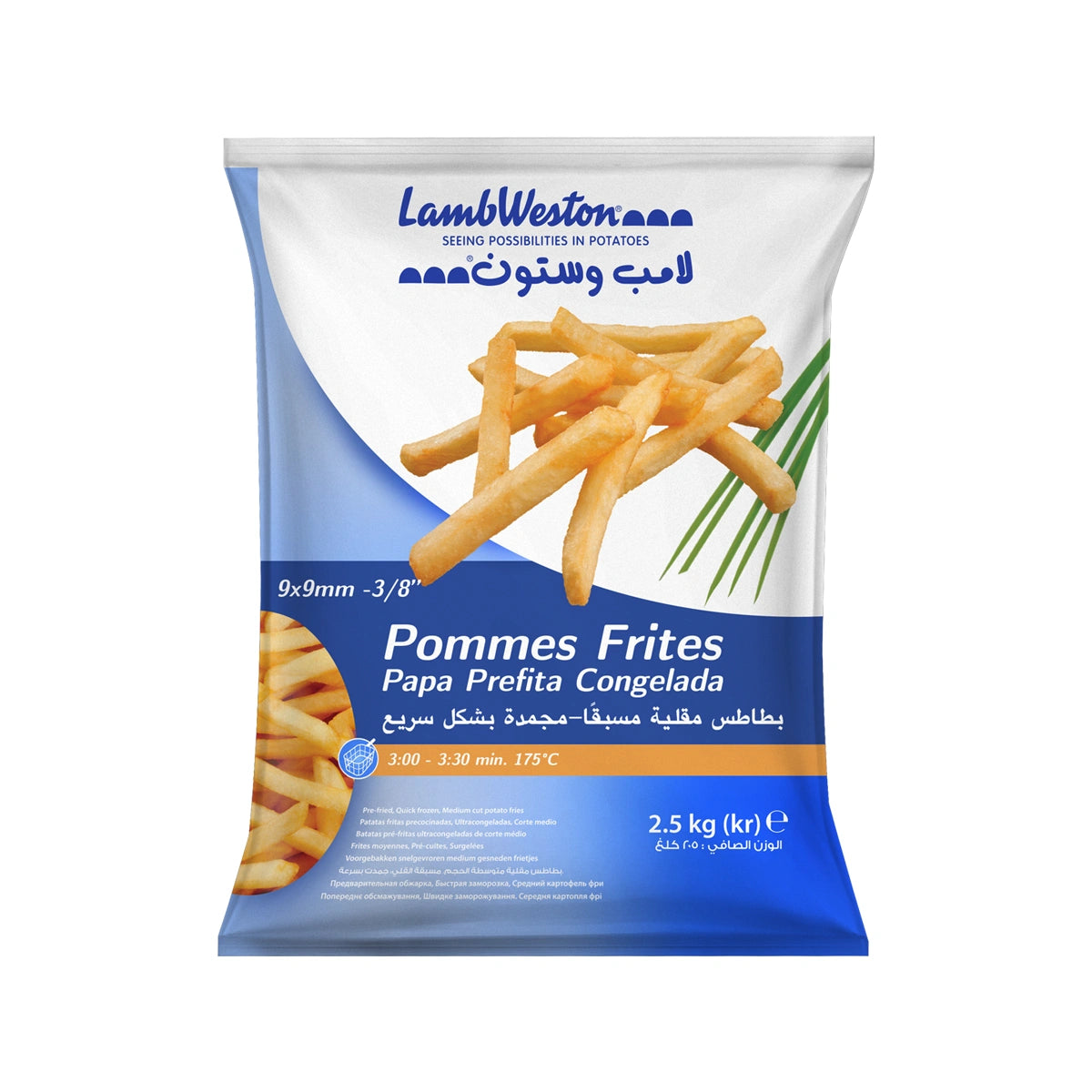 Regular Fries 9x9mm 2.5kg