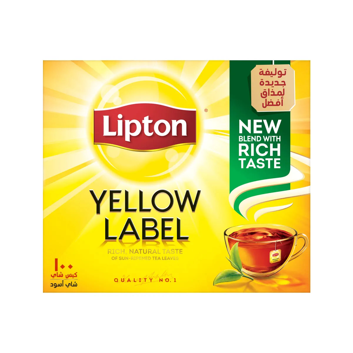 Yellow Label Black Tea (Pack of 100)