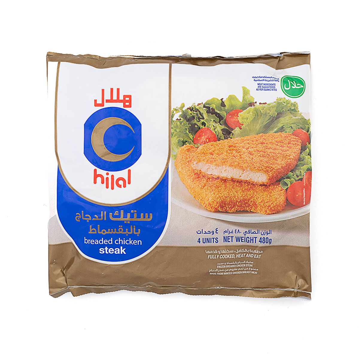 Breaded Chicken Steak (Pack of 4) 480g