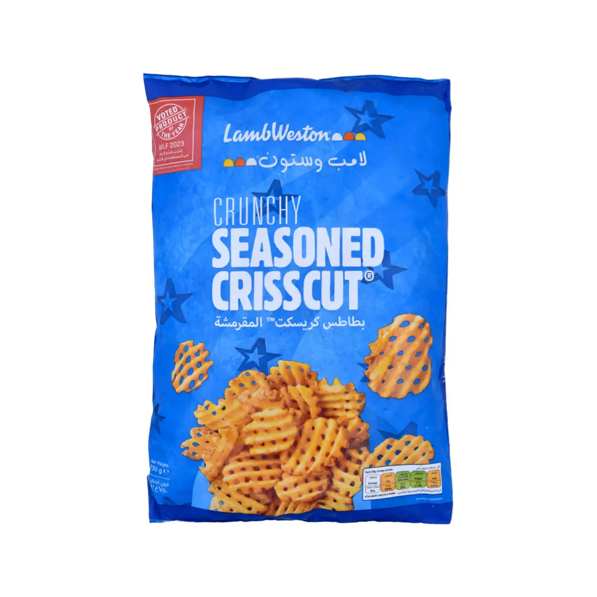 Crunchy Seasoned Crisscut 750g