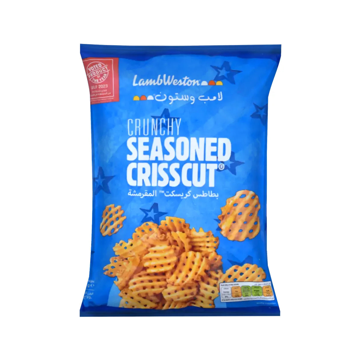 Crunchy Seasoned Crisscut 750g