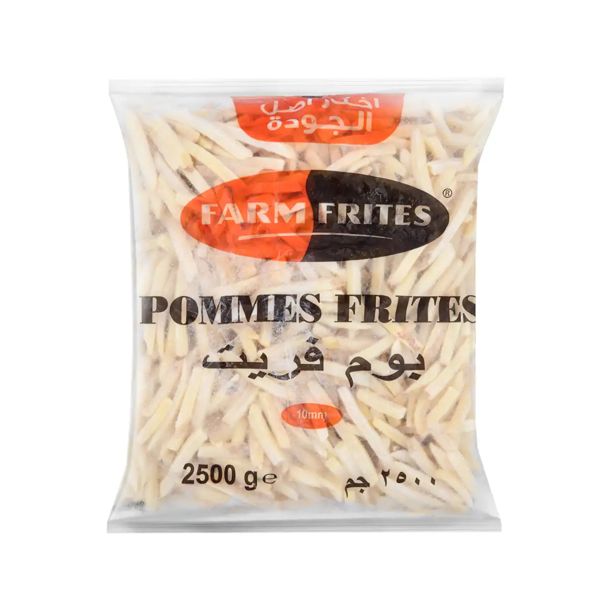 French Fries 10x10mm Skin-On 2.5kg