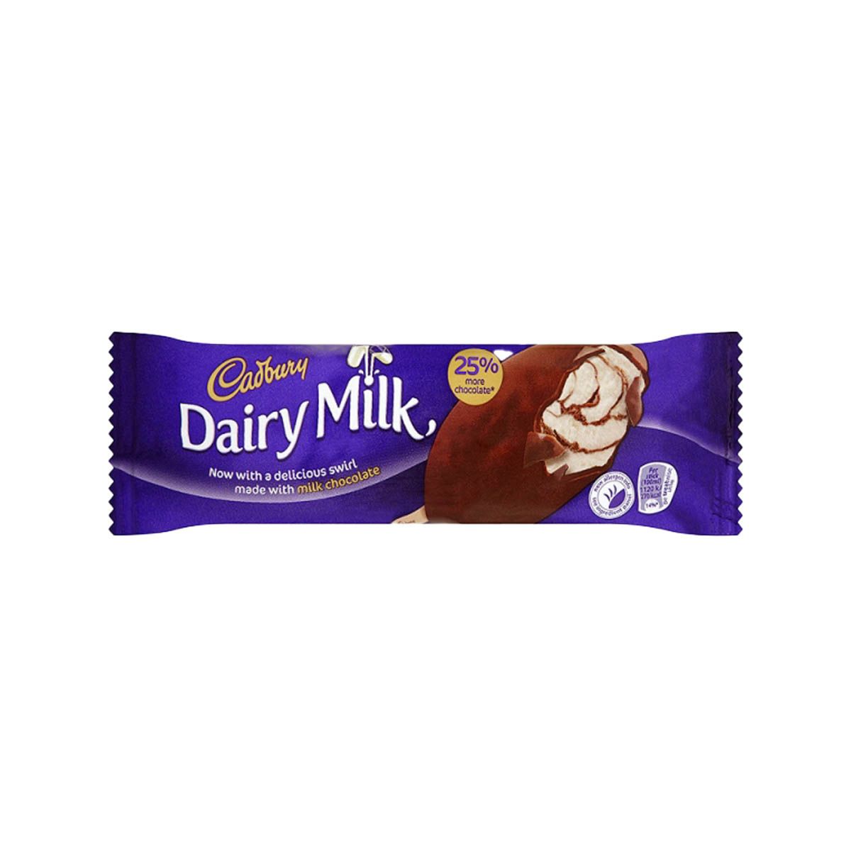 Dairy Milk Swirl Ice Cream, Stick 100ml