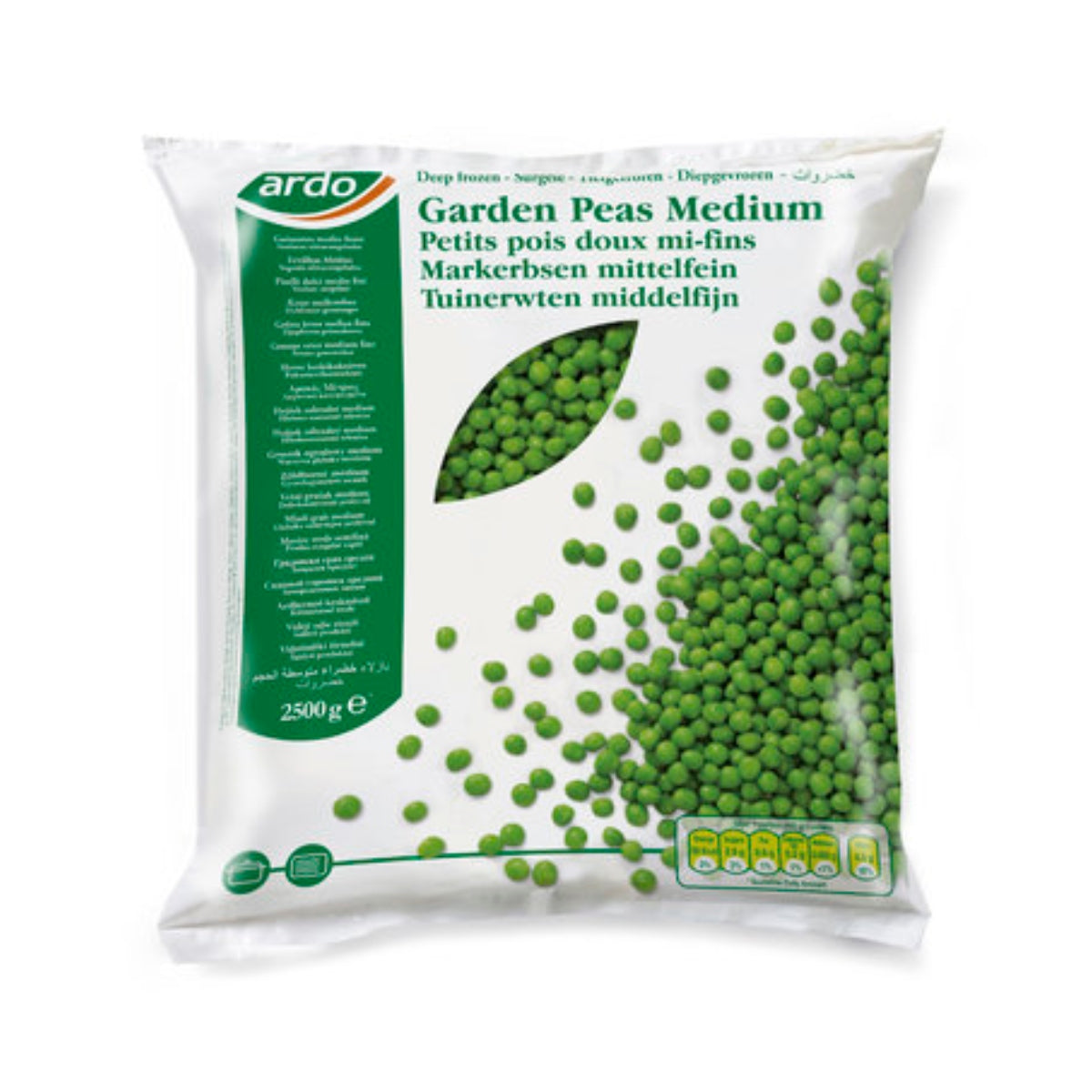 Medium Garden Peas 2.5Kg