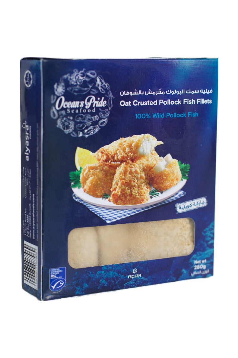 Oat Crusted Pollock Fish Fillets 280g