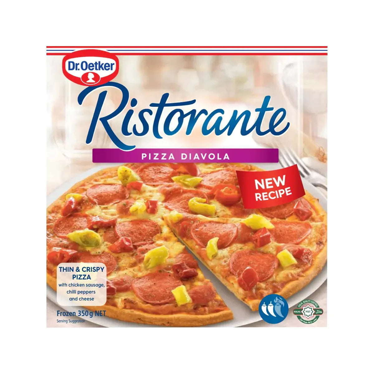 Ristorante Diavola Pizza 350g