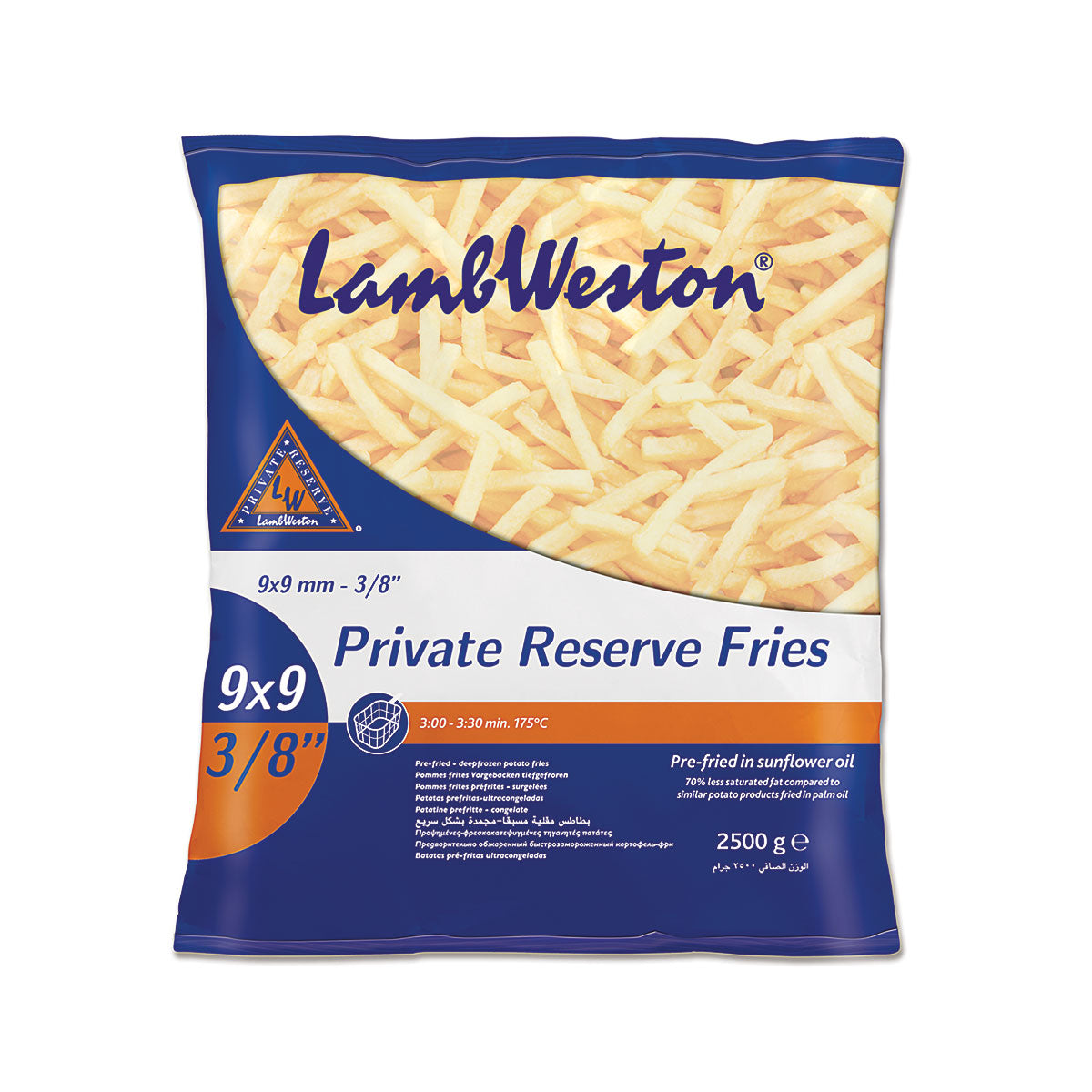 Private Reserve Fries 9x9mm 2.5kg