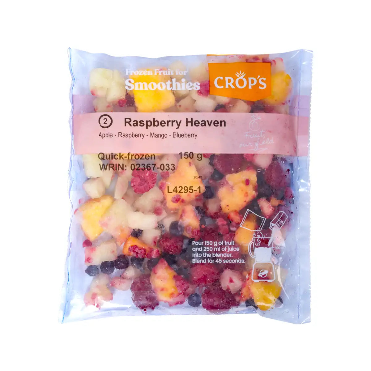Raspberry Heaven Smoothie (15 x 150g)
