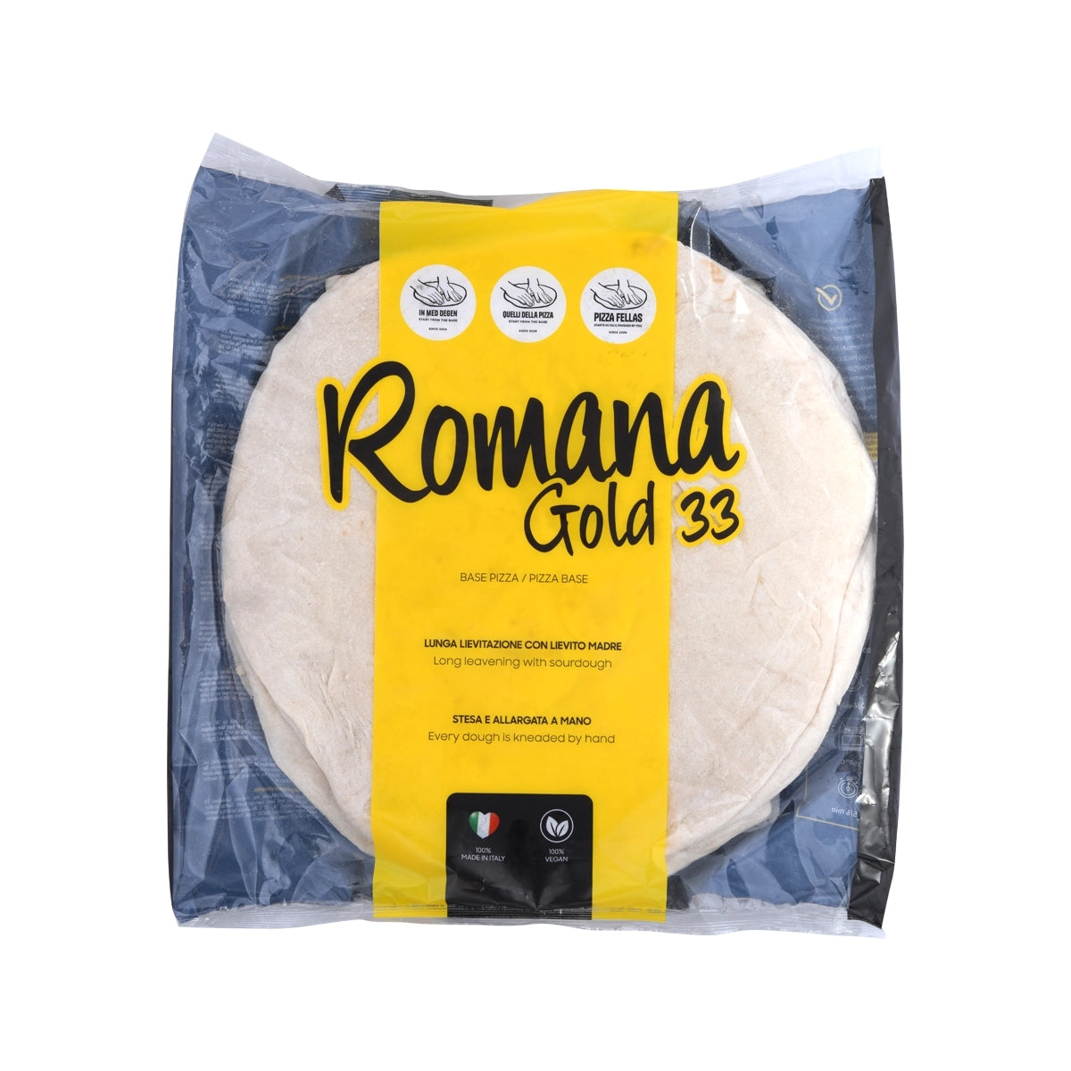 Romana Pizza Bases Pre-Baked 33cm (5 x 250g)