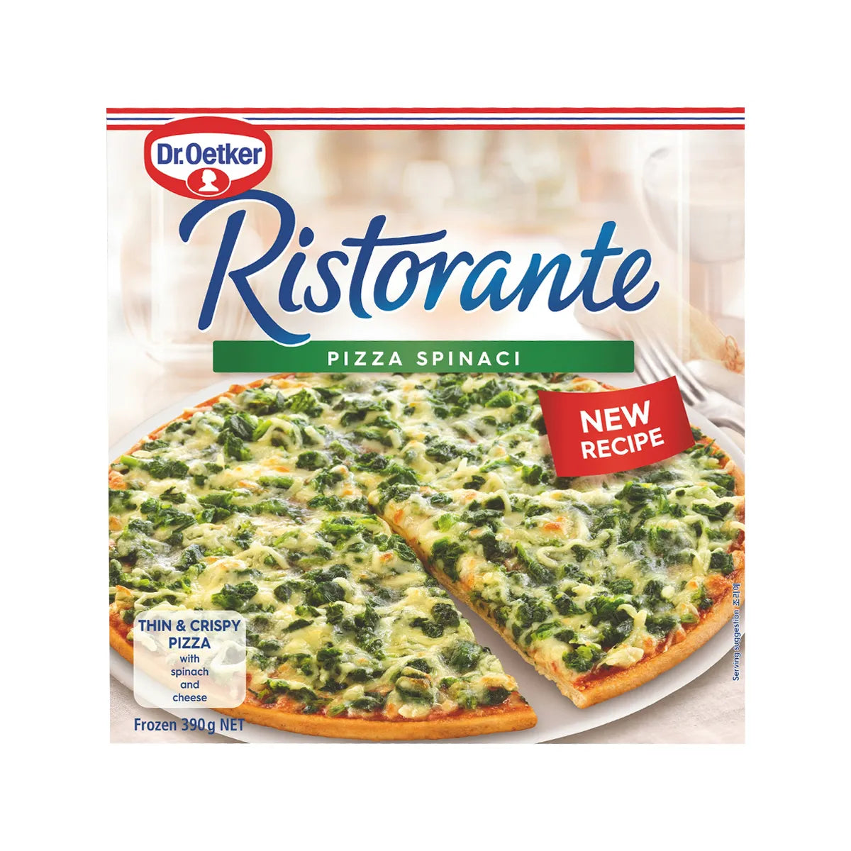 Spinach & Cheese Pizza 390g